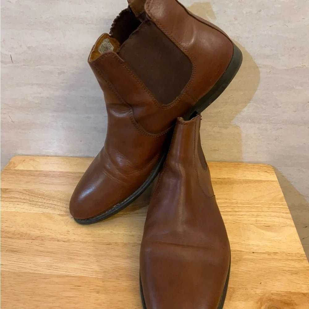 Franco Fortini Ron Men's Brown Leather Chelsea Boots
